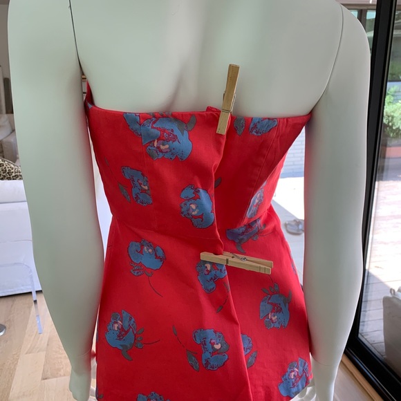 J.Crew Strapless Peplum Top - Picture 4 of 5